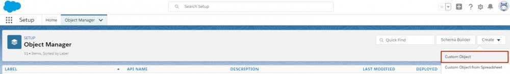 Salesforce CPQ Create new Custom Object on Object Manager