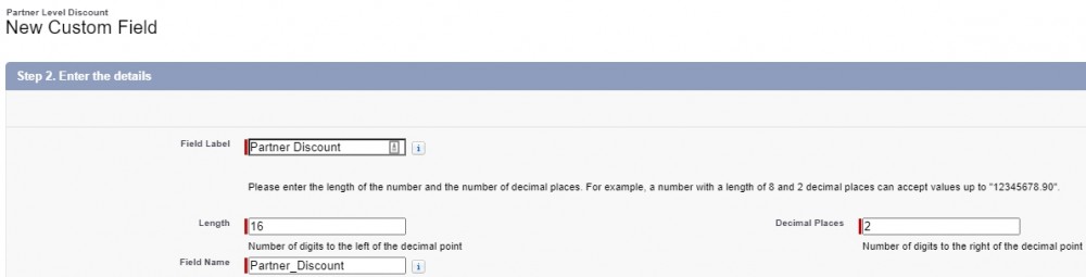Salesforce CPQ Custom Field Details Fields